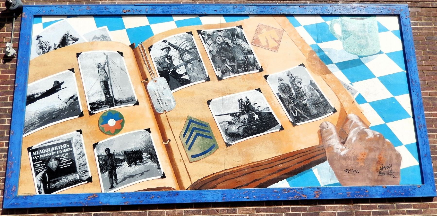 45th Infantry Division Mural. Click for full size. 45th Infantry Division Mural image. Click for full size.