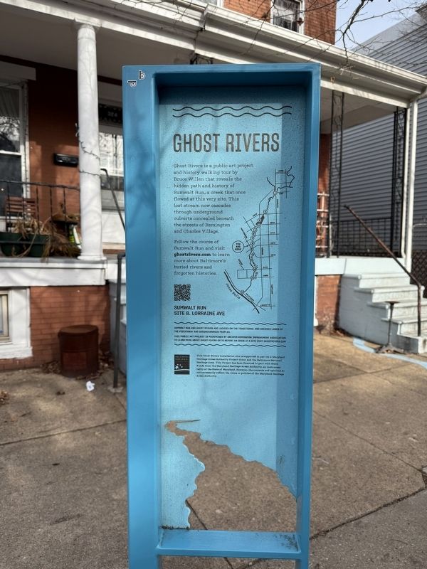 Lorraine Ave Marker. Click for full size. Lorraine Ave Marker image. Click for full size.