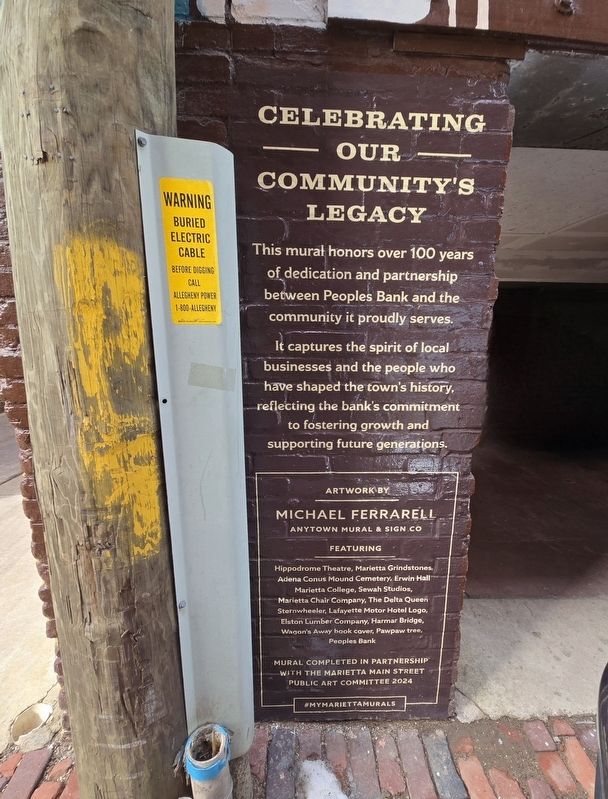 Celebrating Our Community's Legacy Marker. Click for full size. Celebrating Our Community's Legacy Marker image. Click for full size.