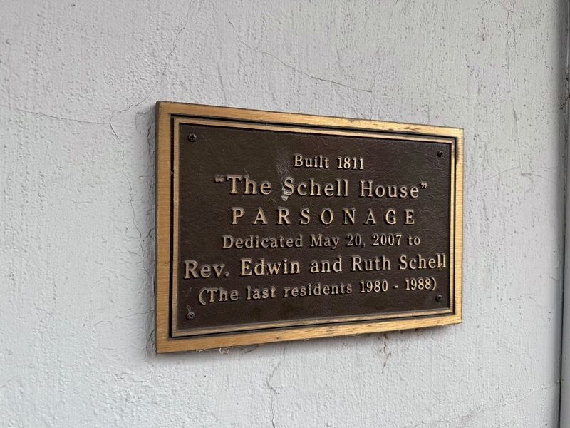 The Schell House Marker image. Click for full size.