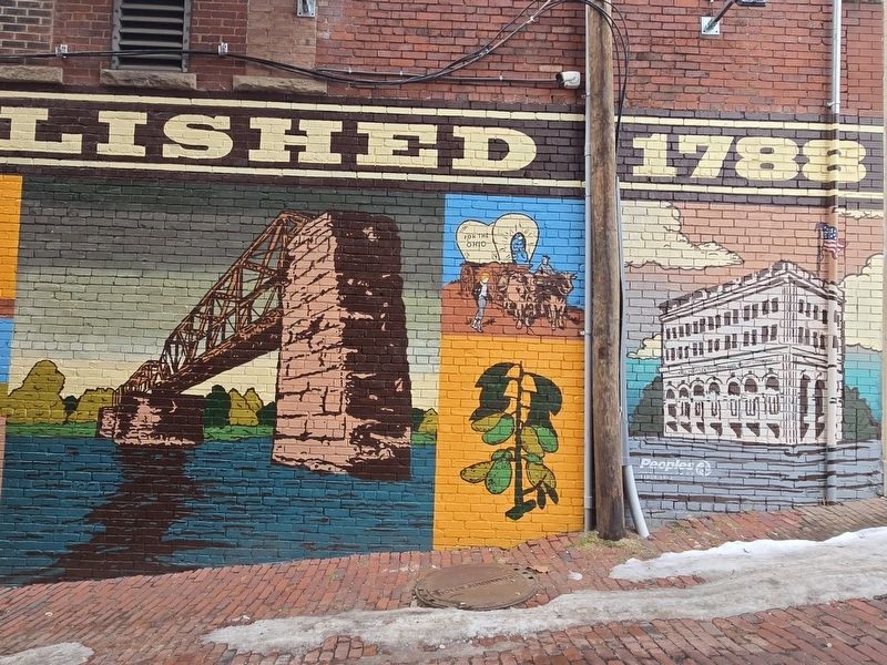 Right third of the Marietta mural. Click for full size. Right third of the Marietta mural image. Click for full size.