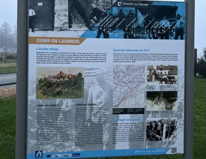 Cerny-en-Laonnois Marker image. Click for full size.