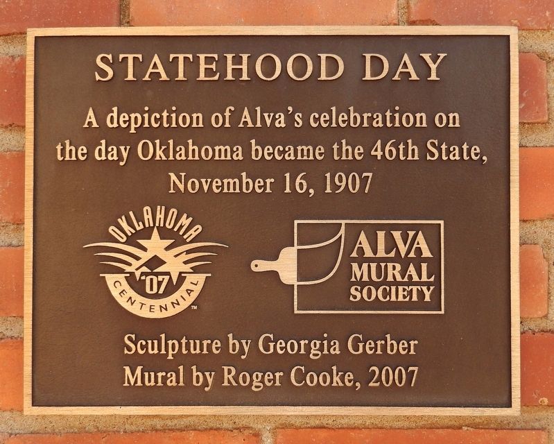 Statehood Day Marker image. Click for full size.