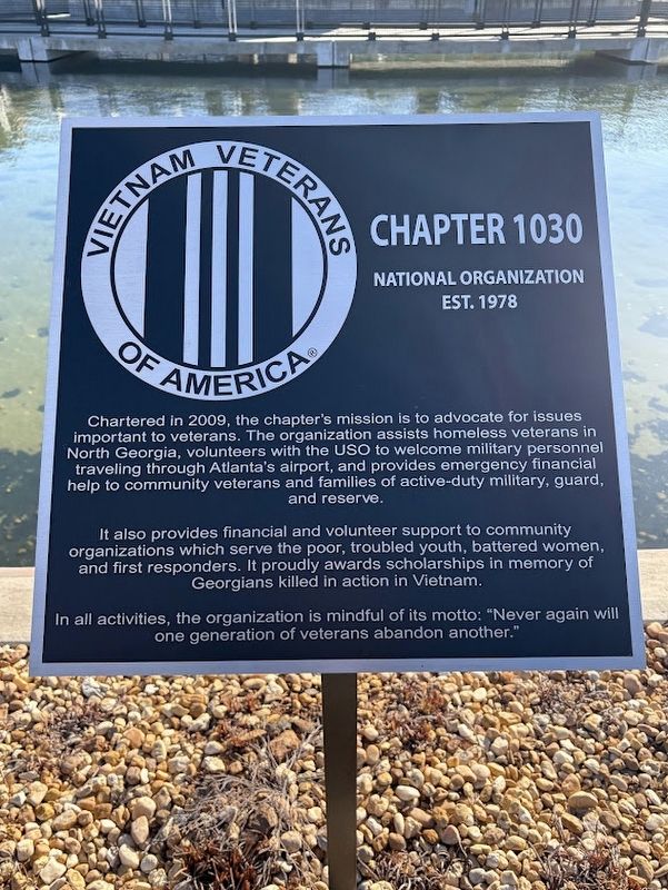Vietnam Veterans of America Chapter 1030 Marker. Click for full size. Vietnam Veterans of America Chapter 1030 Marker image. Click for full size.
