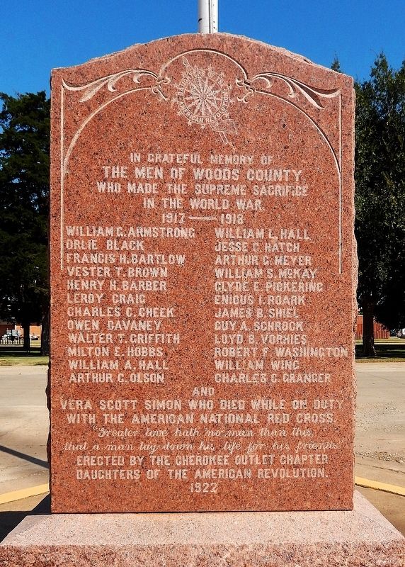 World War I Memorial. Click for full size. World War I Memorial image. Click for full size.