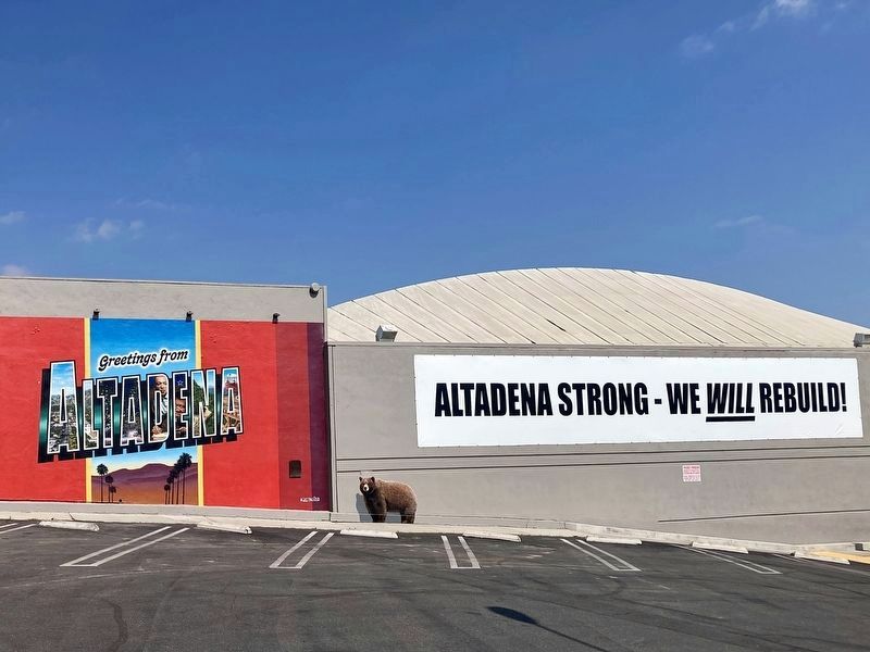 Greetings from Altadena Mural. Click for full size. Greetings from Altadena Mural image. Click for full size.