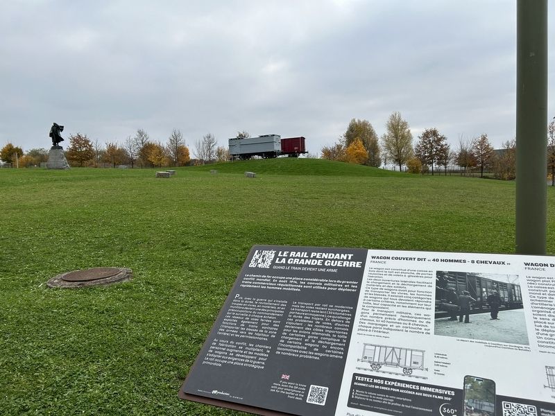 Le Rail Pendant la Grande Guerre Marker image. Click for full size.
