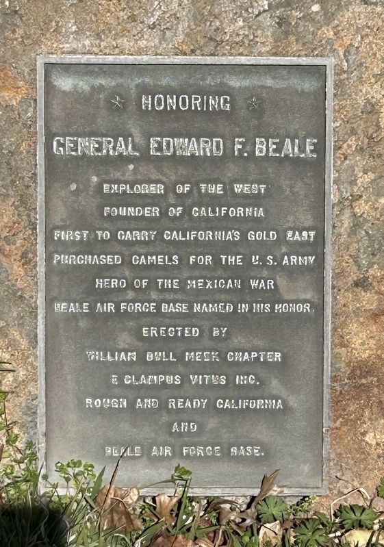 General Edward F. Beale Marker image. Click for full size.