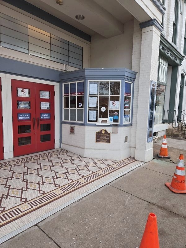 The Hippodrome/Colony Historic Theatre Marker at the box office window. Click for full size. The Hippodrome/Colony Historic Theatre Marker at the box office window image. Click for full size.