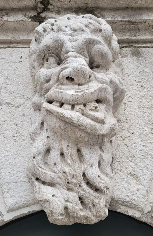 Artwork at the entrance to the bell tower image. Click for full size.