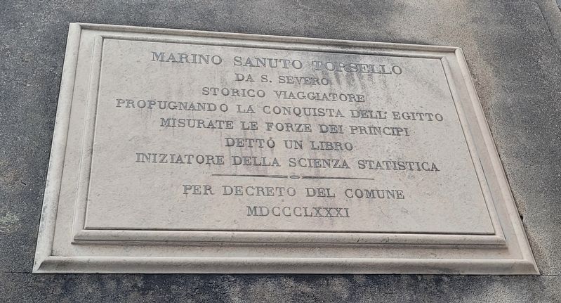 Marino Sanuto Torsello Marker image. Click for full size.