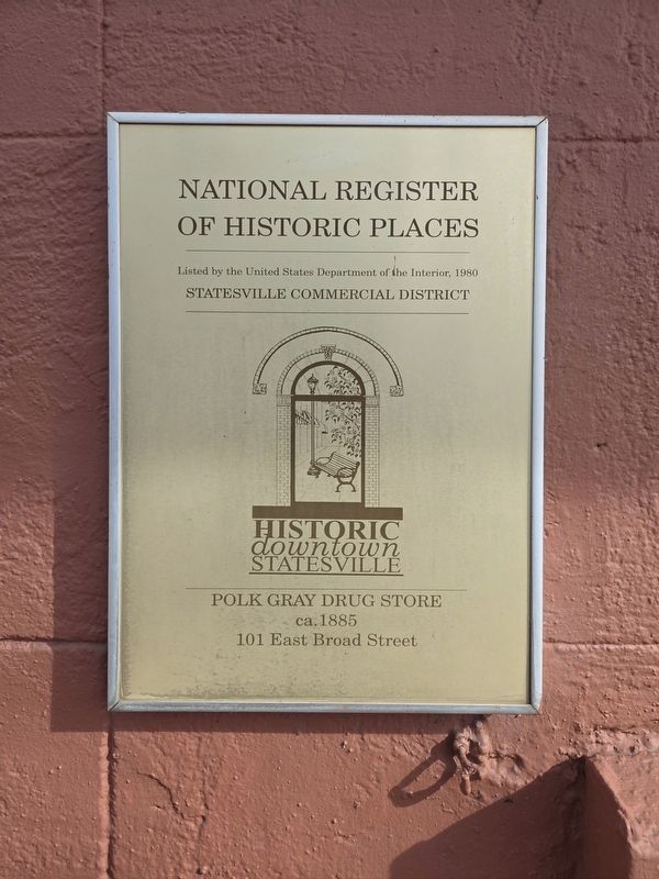 Polk Gray Drug Store Marker. Click for full size. Polk Gray Drug Store Marker image. Click for full size.