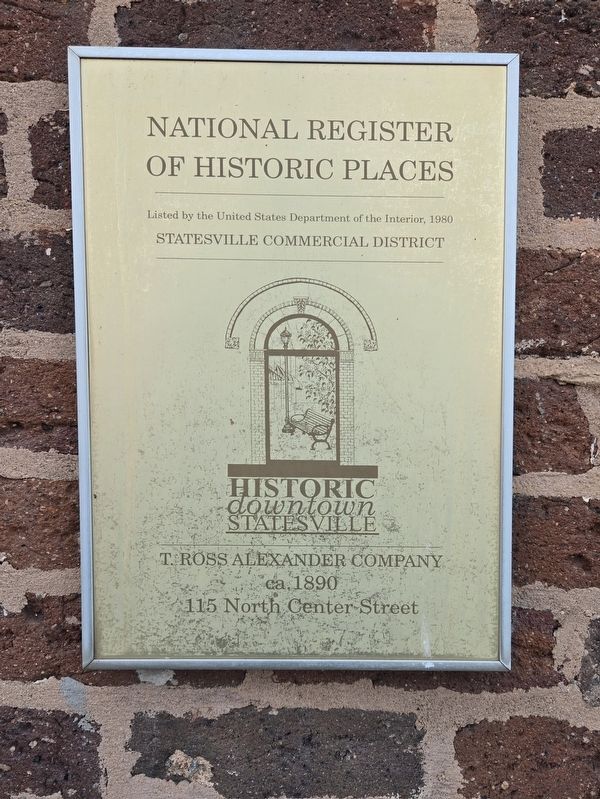 T. Ross Alexander Company Marker image. Click for full size.
