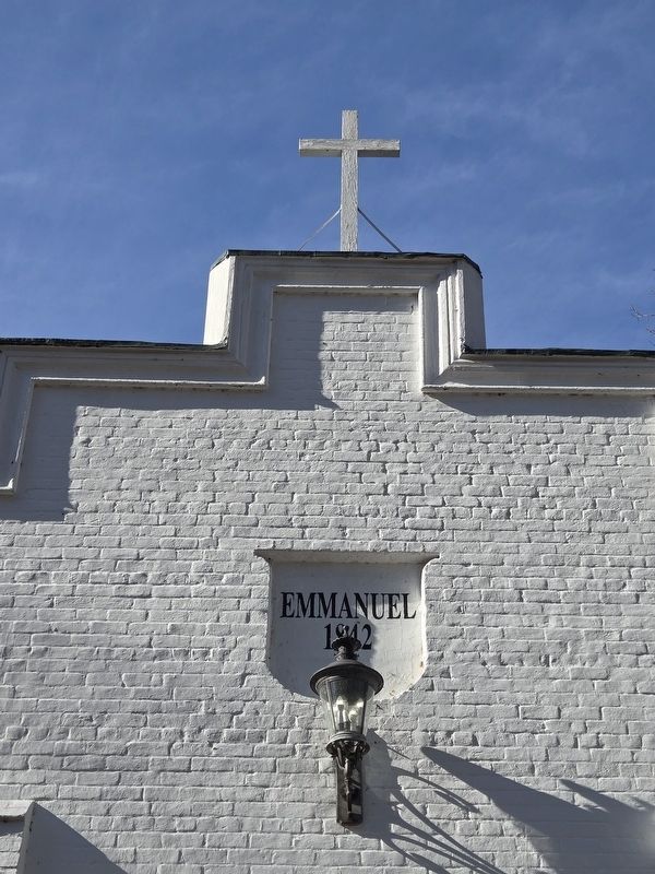 Emmanuel Episcopal Church steeple. Click for full size. Emmanuel Episcopal Church steeple image. Click for full size.