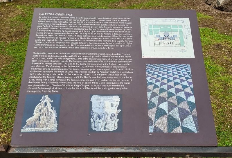 Palestra Orientale / Eastern Gym Marker. Click for full size. Palestra Orientale / Eastern Gym Marker image. Click for full size.