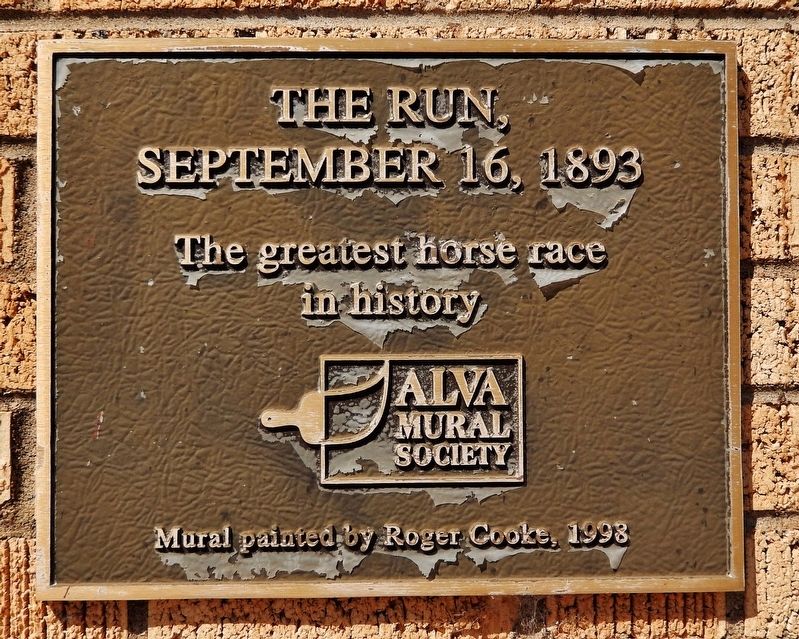 The Run, September 16, 1893 Marker. Click for full size. The Run, September 16, 1893 Marker image. Click for full size.