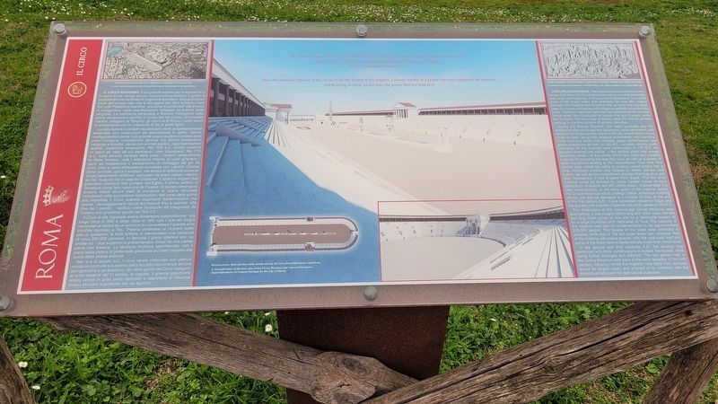 Il Circo Massimo / The Circus Maximus Marker. Click for full size. Il Circo Massimo / The Circus Maximus Marker image. Click for full size.