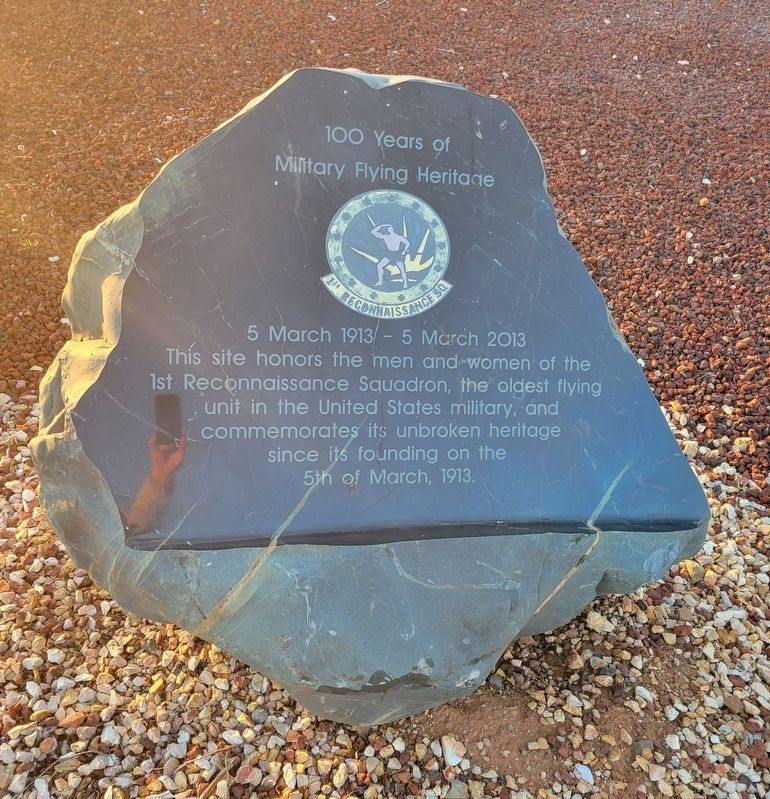 100 Years of Military Flying Heritage Marker image. Click for full size.
