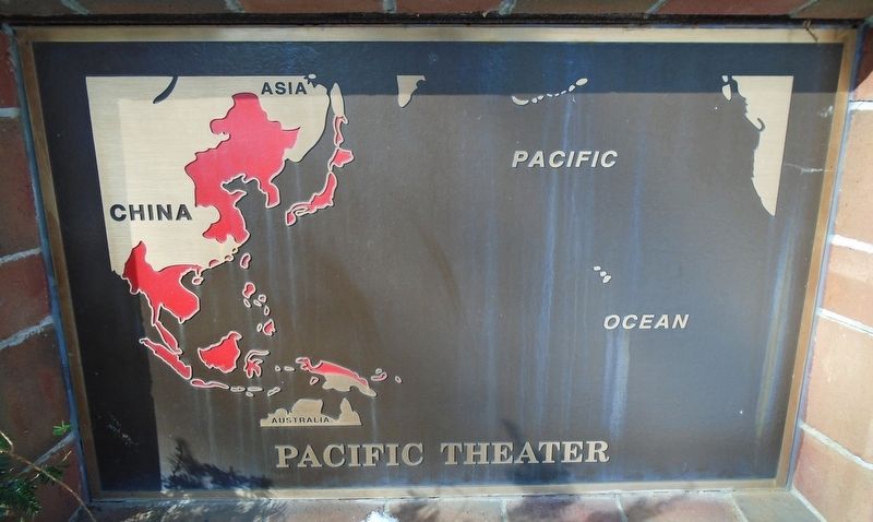 Mercer County WWII Memorial PTO Map image. Click for full size.