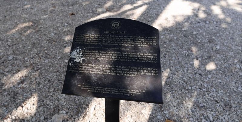 Spanish Attack Marker. Click for full size. Spanish Attack Marker image. Click for full size.