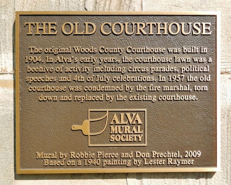 The Old Courthouse Marker. Click for full size. The Old Courthouse Marker image. Click for full size.