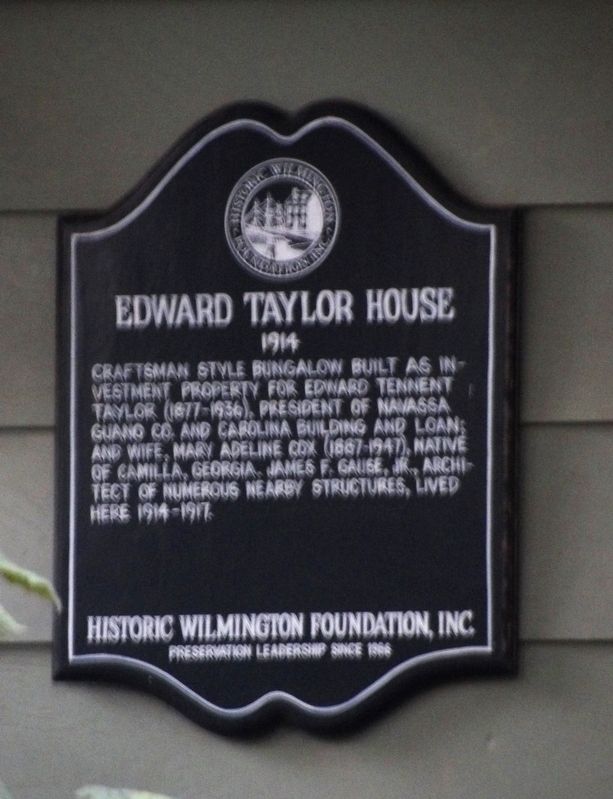Edward Taylor House Marker. Click for full size. Edward Taylor House Marker image. Click for full size.