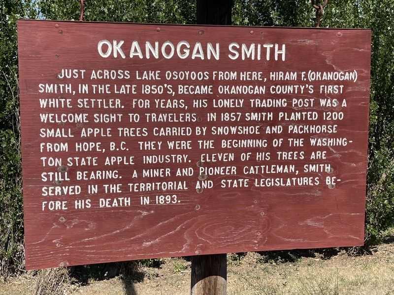 Okanogan Smith Marker image. Click for full size.