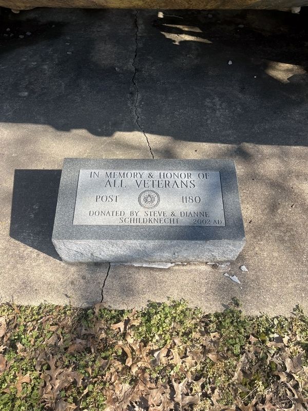 In Memory & Honorof All Veterans Marker image. Click for full size.