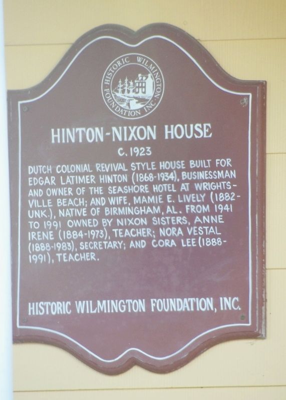 Hinton-Nixon House Marker. Click for full size. Hinton-Nixon House Marker image. Click for full size.