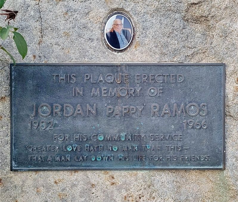Jordan "Pappy" Ramos Marker. Click for full size. Jordan "Pappy" Ramos Marker image. Click for full size.