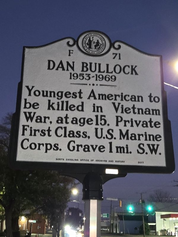 Dan Bullock Marker image. Click for full size.