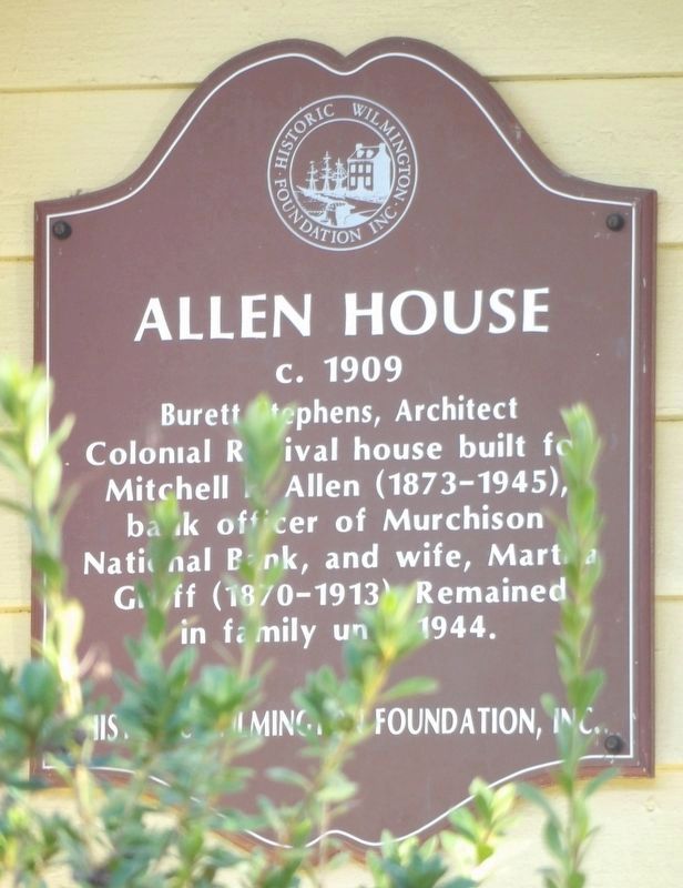 Allen House Marker image. Click for full size.