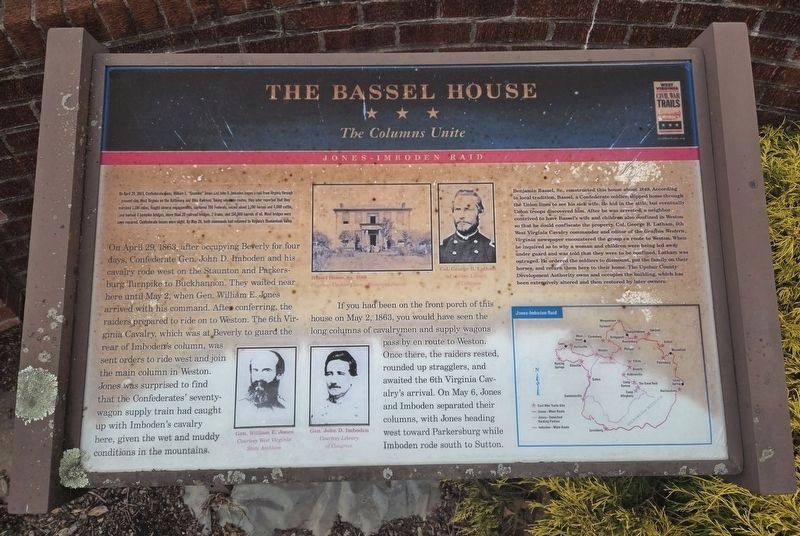 The Bassel House Marker image. Click for full size.