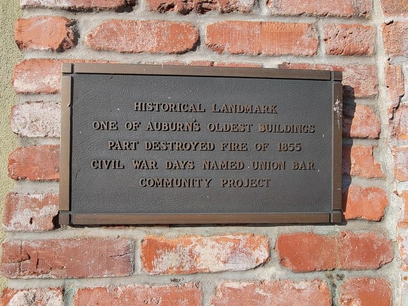Union Bar Marker. Click for full size. Union Bar Marker image. Click for full size.
