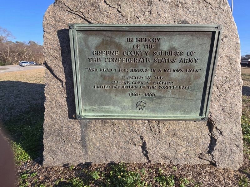 Greene County Confederate Memorial image. Click for full size.