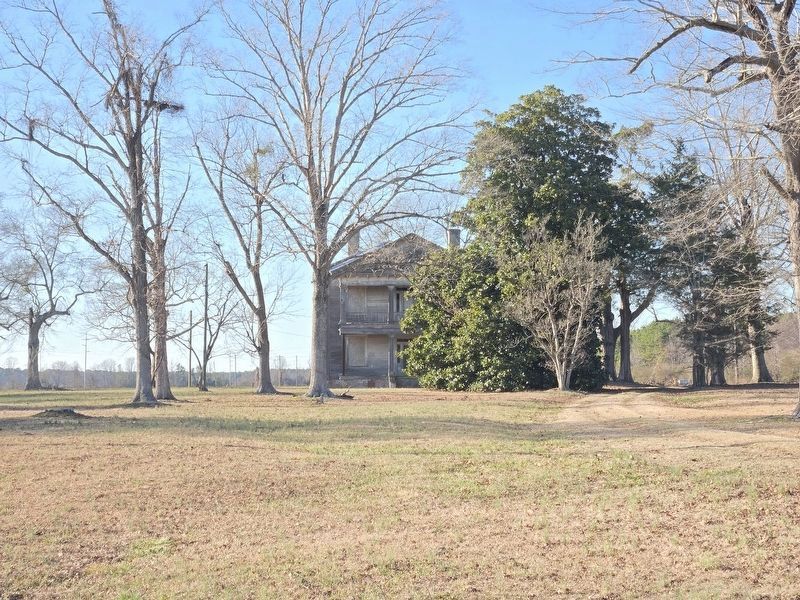 Grimsley House, located .7 miles north of the marker on US 258 image. Click for full size.