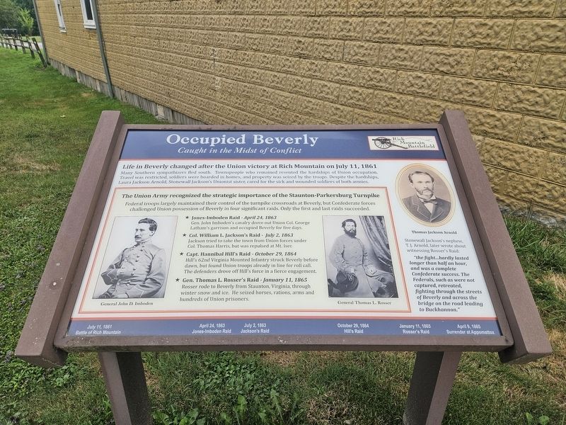 Occupied Beverly Marker image. Click for full size.
