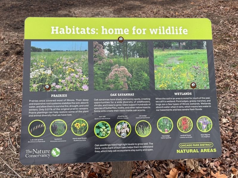 Habitats: Home for Wildlife Marker image. Click for full size.