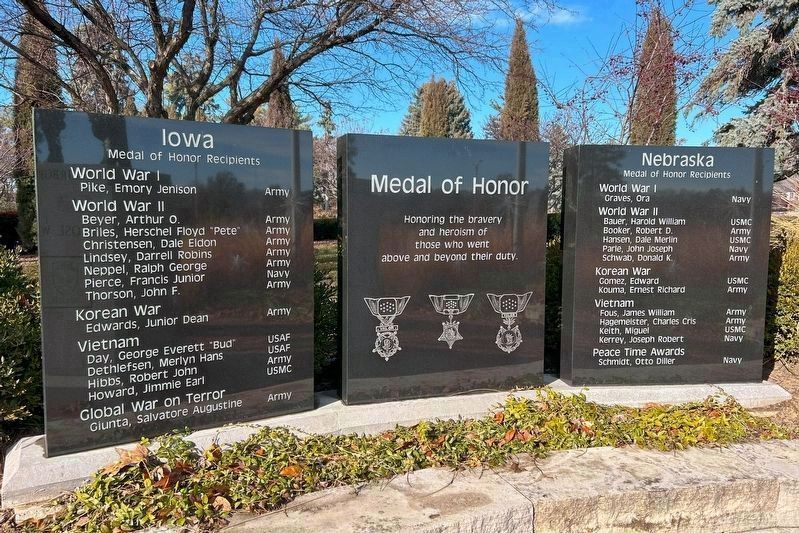 Medal of Honor Memorial image. Click for full size.