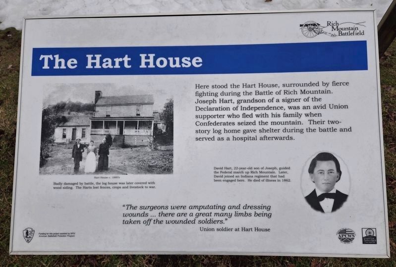 The Hart House Marker image. Click for full size.