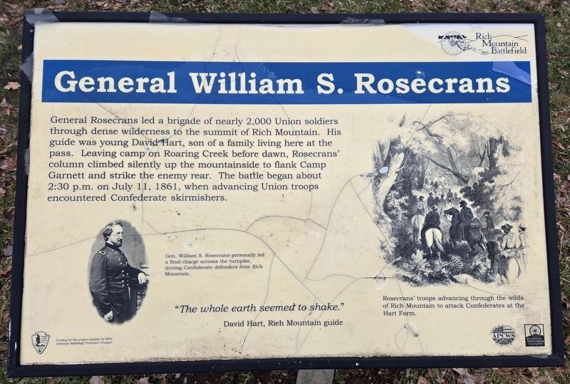 General William S. Rosecrans Marker. Click for full size. General William S. Rosecrans Marker image. Click for full size.