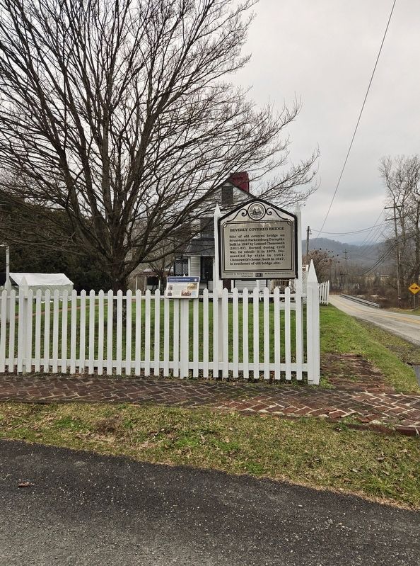 Lemuel Chenoweth House Marker. Click for full size. Lemuel Chenoweth House Marker image. Click for full size.