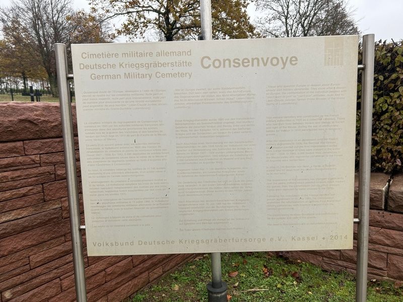 Consenvoye Marker. Click for full size. Consenvoye Marker image. Click for full size.
