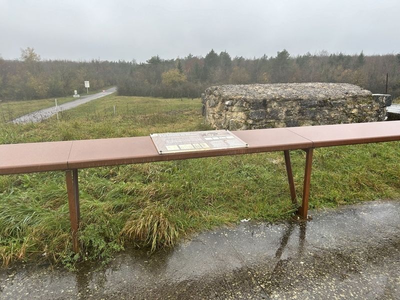 De sa construction � la bataille de Verdun Marker image. Click for full size.