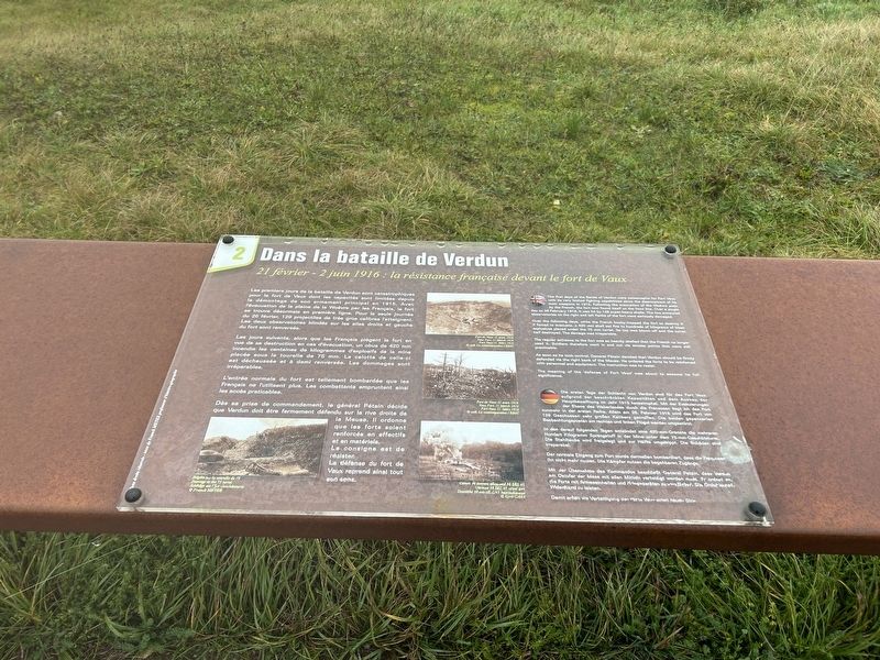 Dans la bataille de Verdun Marker image. Click for full size.