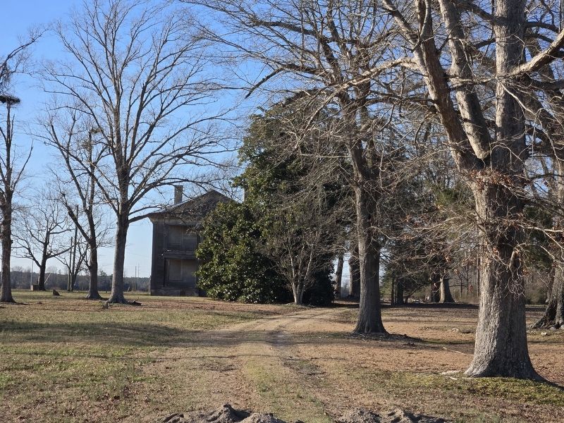 Grimsley House, referenced on the marker, located around the corner from the church on US Hwy 258. Click for full size. Grimsley House, referenced on the marker, located around the corner from the church on US Hwy 258 image. Click for full size.