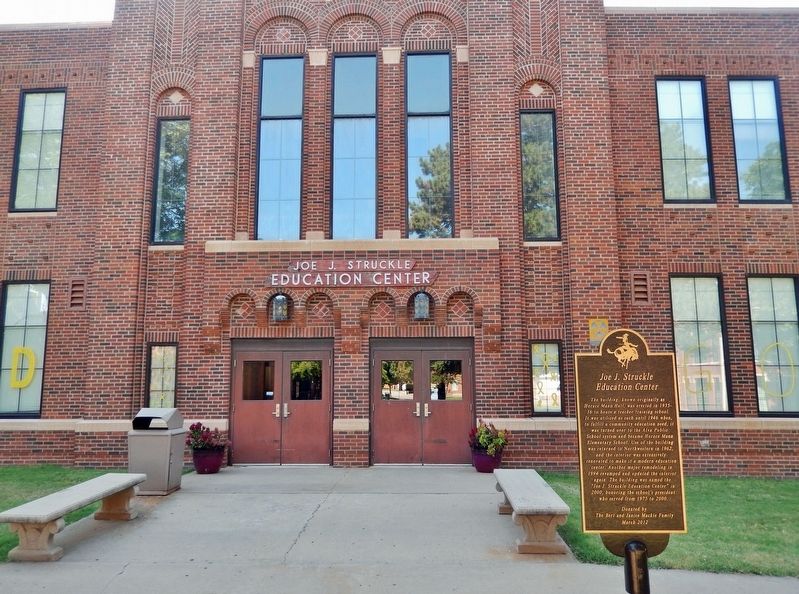 Joe J. Struckle Education Center Marker image. Click for full size.