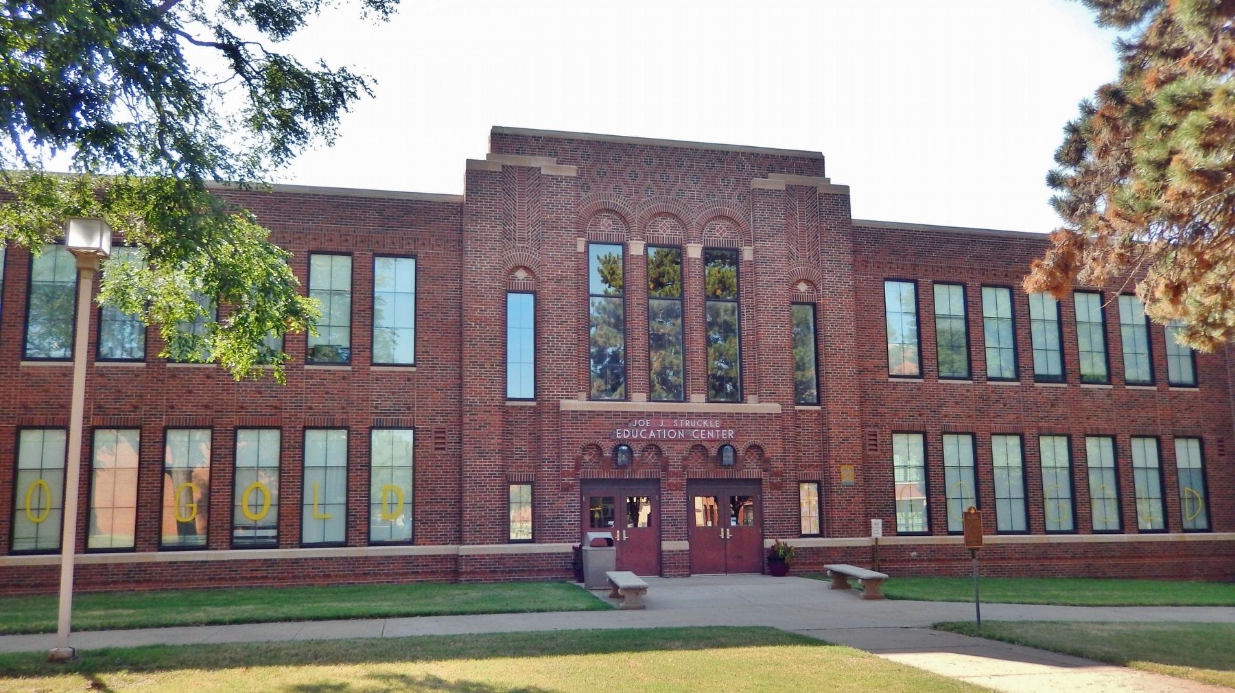 Joe J. Struckle Education Center (<i>east/front elevation</i>) image. Click for full size.