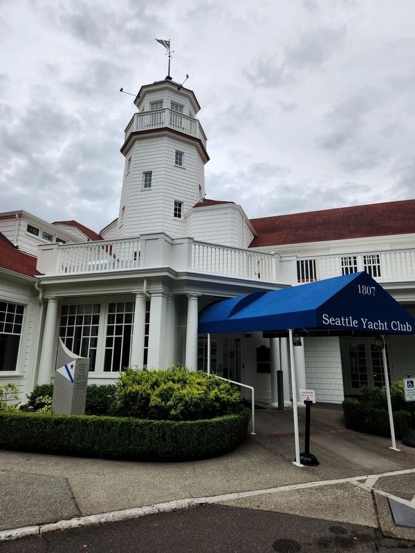 Seattle Yacht Club - Main Station Marker image. Click for full size.