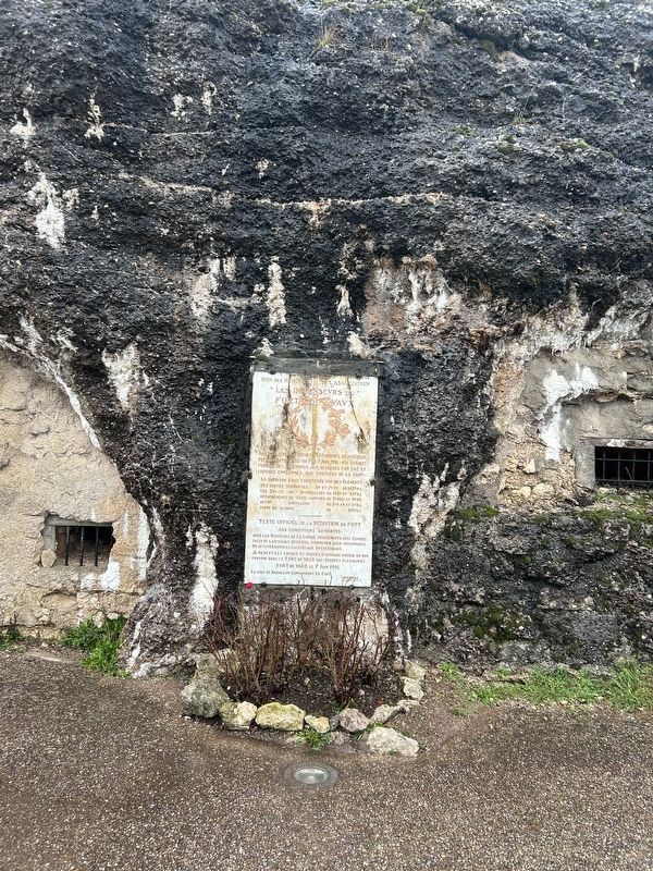 Les D�fenseurs du Fort de Vaux Marker image. Click for full size.